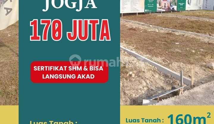 Yogyakarta Land with SHM Certificate Cheap Near UMY Campus