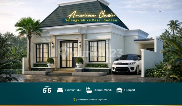 Modern House in West Jogja Godean KM 8, Quiet Neighborhood