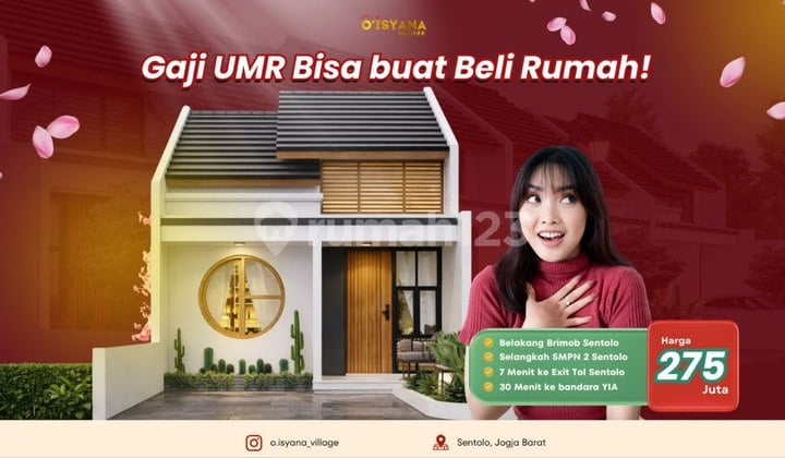 Rumah Baru di Sentolo Kulon Progo Mulai 275 Jutaan, Solusi Hunian Terjangkau Dekat Jogja