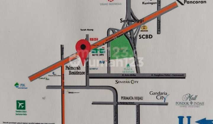 Disewakan Rumah Bagus 4 Lantai Siap Huni dan Bebas Banjir di Palmerah