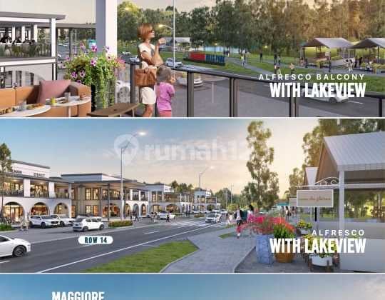 Dijual Ruko Maggirore Signature Gading Serpong View Danau Dan Boulevard