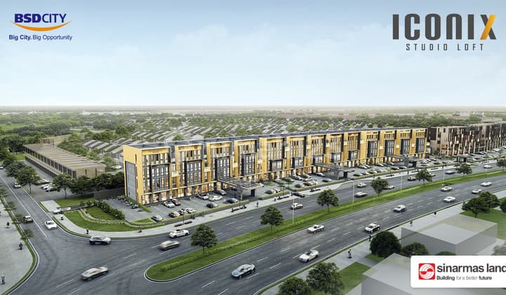 Iconix Studio Loft Bsd City Office Mewah 4 Lantai