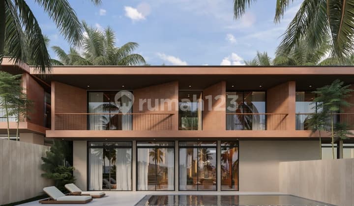 Brand New Villa Canggu Rumah Furnished Baru HGB - Hak Guna Bangun di Jalan pantai berawa, Canggu