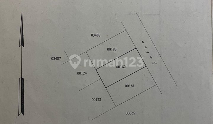 Land on Jalan Dewi Kausalya, Legian SHM - Certificate of Ownership 200 M²