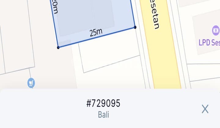 Tanah Murah di Sesetan SHM - Sertifikat Hak Milik 490 M²