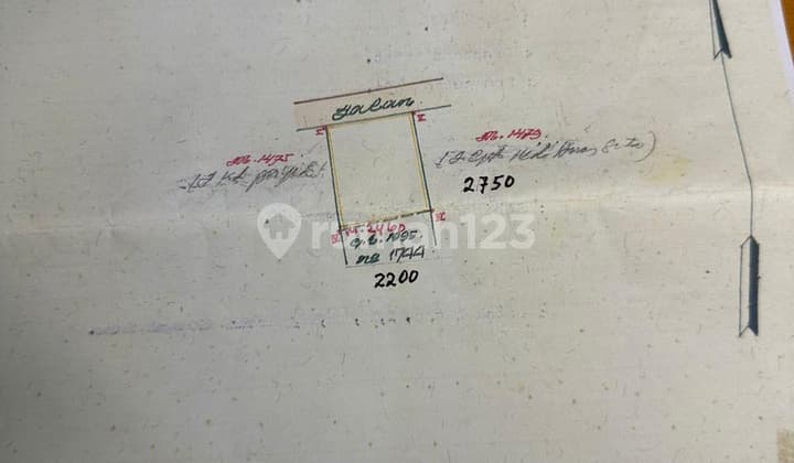 Tanah Murah Strategis di Denpasar Utara SHM - Sertifikat Hak Milik Squaremeter 6050