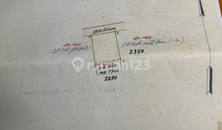 Tanah Murah Strategis di Denpasar Utara SHM - Sertifikat Hak Milik Squaremeter 6050