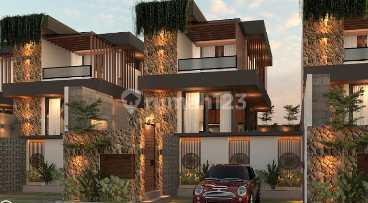 Brand New Villa Ocean View Semi Furnished Baru Shm - Sertifikat Hak Milik Rumah di Nusa Dua