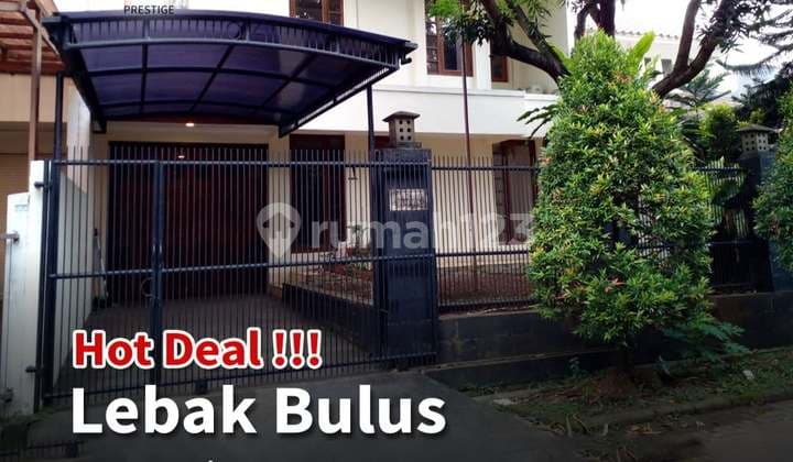Rumah Super Murah 2 Lantai Hadap Timur Di Lebak Bulus