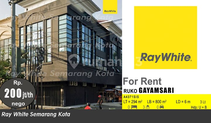 Ruko HOEK Siap Pakai Bagus Di Gayamsari A4371