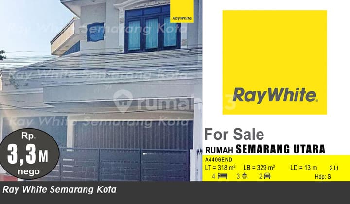 Rumah Dua Lantai Tengah Kota Di Semarang Utara A4406