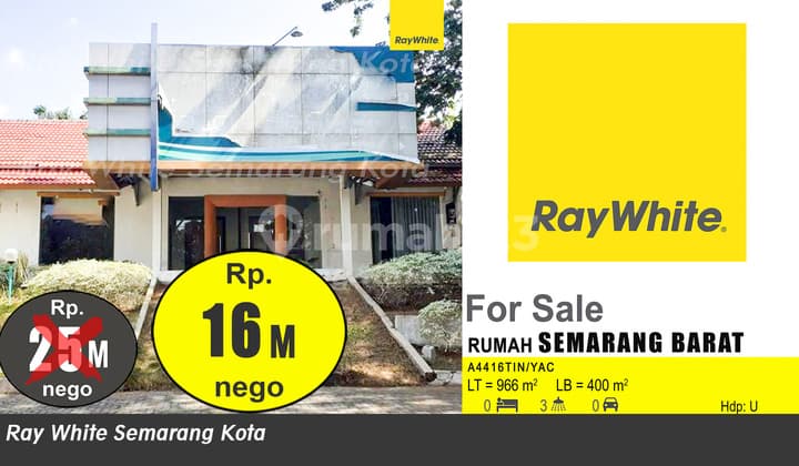 Rumah Turun Harga Cocok Untuk Usaha Di Semarang Barat A4416