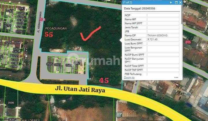 Land 9500m2 Plot in Cengkareng. Suitable for Automotive Showroom-Office Building/Shophouses-Clustered Housing.