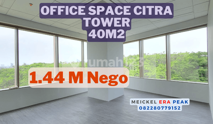 Lokasi Strategis Dijual Office Space, 40m2, Lantai 5