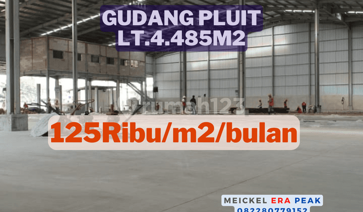 Lokasi Startegis Disewa Gudang Pluit, Lt.4485m2