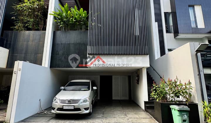 Rumah Modern Minimalis Dan Mewah Dalam Town House