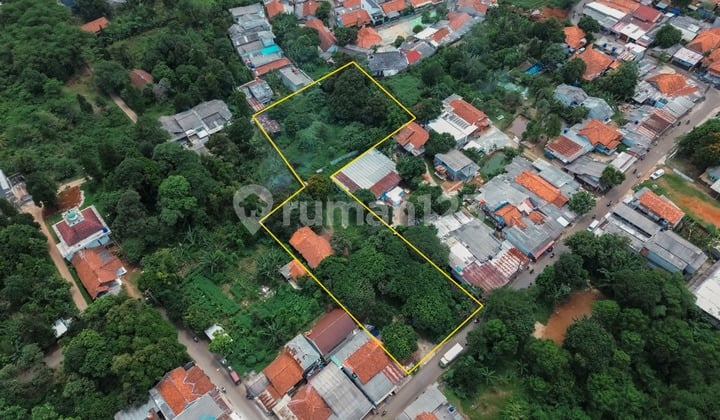 Tanah Kontur Rata Cocok Untuk Dibangun Cluster Perumahan Di Pamegarsari, Parung Bogor