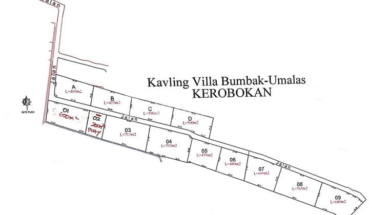 Tanah Kavling Bumbak Canggu Badung