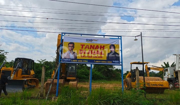 Tanah 22039 m2 Dijual Murah Sandar Jl Bypass Jalur dua