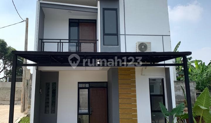 Rumah Cantik Ala Japanise Moderen 2 Lantai Bebas Banjir Dekat Stasiun Krl Bojong Gede Di Kali Suren Tajur Halang Bogor