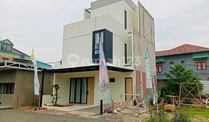 Rumah Siap Huni Full Furnish Dijual Bebas Banjir Dekat Stasiun MRT Lebak Bulus dan Kampus Uin di Ciputat Tangerang Selatan
