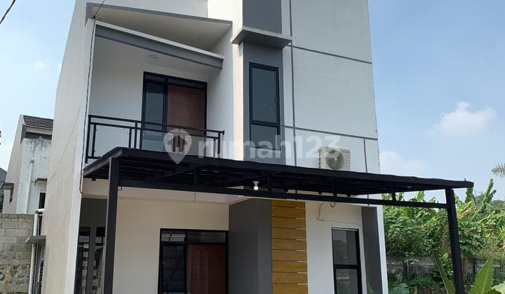 Rumah Cantik 3 Kamar Tidur Asri Bebas Banjir Dekat Gerbang Tol Borr Di Kali Suren Tajur Halang Bogor