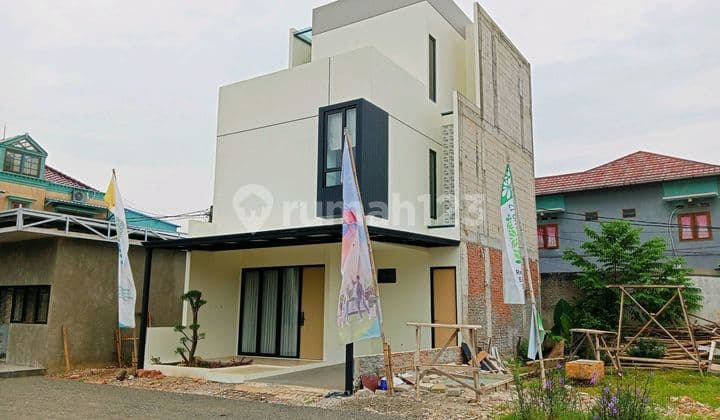 Rumah 3 Lantai 4 Kamar Tidur Bebas Banjir Di Tangerang Selatan