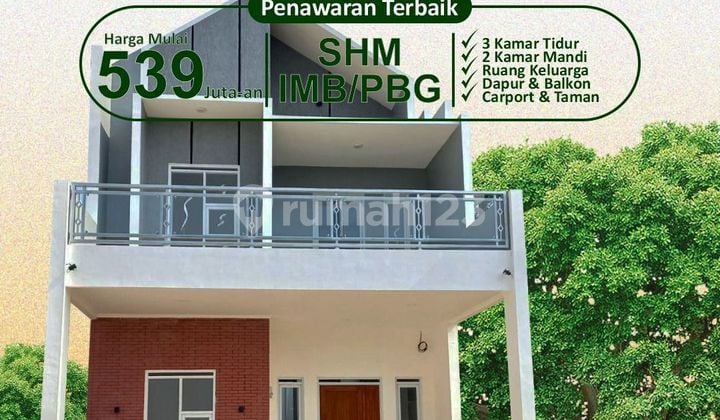 Dijual rumah 2 lantai di Jatihandap dkt Padasuka view bandung