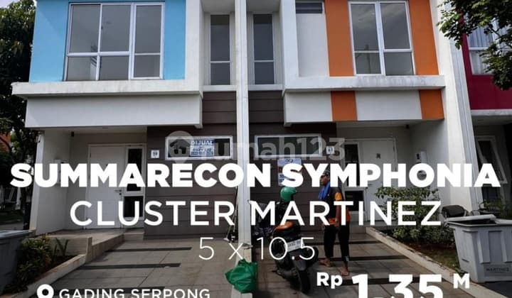 Dijual Rumah Brand new Cluster Martinez Summarecon Symphonia Gading Serpong