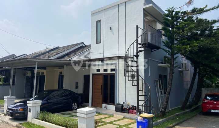 Rumah 2 Lantai Modern Minimalis Dalam Cluster di Cinangka
