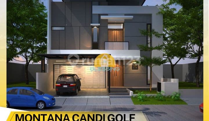 Rumah Mewah Full Furnish Ada Kolam Renang di Perumahan Candi Golf