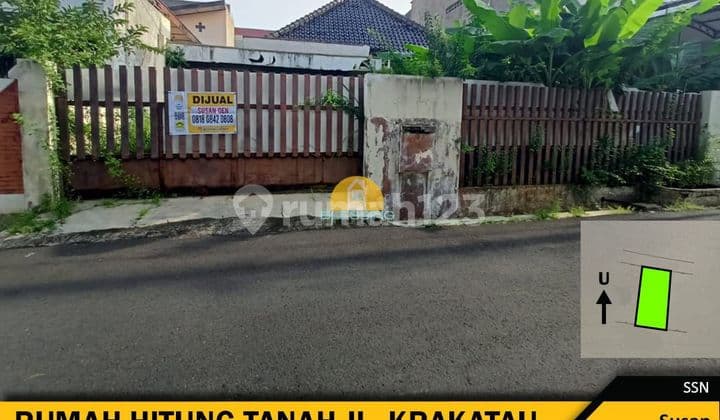 Rumah Hitung Tanah SHM 291 m² Jl. Krakatau, Semarang Timur