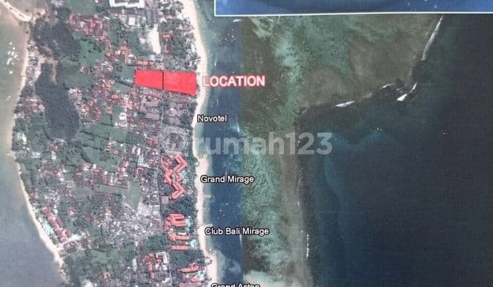 Tanah Luas 68 Are dan 98.15 Are SHM di Tanjung Benoa Aisu