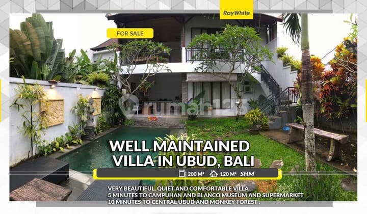 Well Maintained Villa In Penestanan, Ubud, Bali