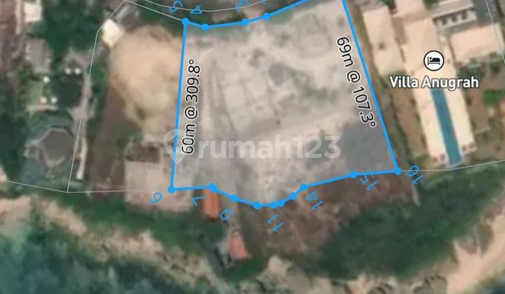 Ocean Cliff Front Land In Uluwatu Freehold