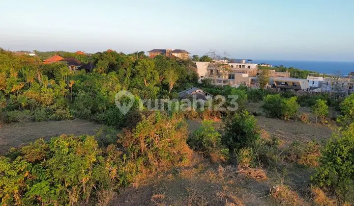 Strategic Ocean View From Second Floor Land In Melasti Near Karma Kandara