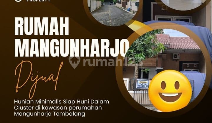 Rumah Minimalis Siap Huni Dalam Cluster - Mangunharjo Tembalang, Dekat Undip
