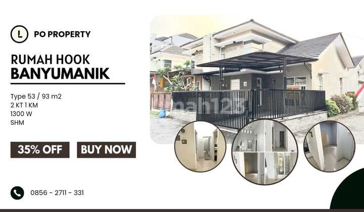 Rumah Hook Siap Huni Dalam Cluster Karangrejo Banyumanik