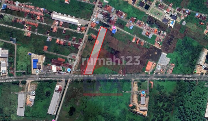 Tanah Tepi Jalan Kubu Raya Arteri Supadio, Pontianak