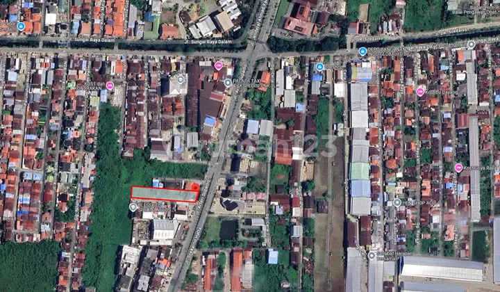 Tanah Tepi jalan lokasi tepi jalan ahmad Yani, Kubu Raya
