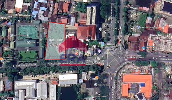 Tanah Siap Pakai Gusti Situt Lelanang Samping Hokben, Pontianak