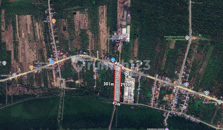 Tanah Tepi Jalan Lokasi Raya Sungai Kunyit, Mendalok