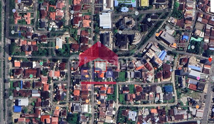 Tanah Tepi Jalan Lokasi Strategis Letjen Suprapto, Pontianak