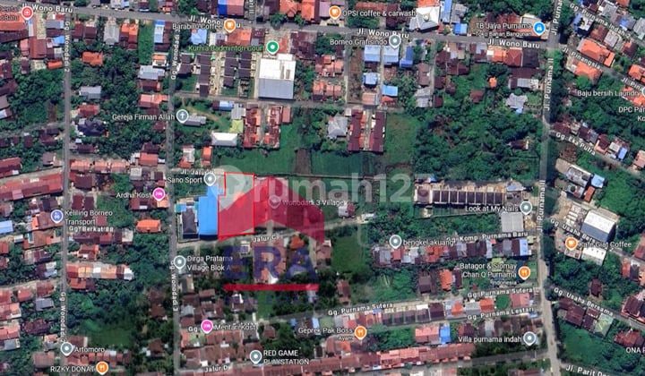 Ideal Size of Ready-to-Build Land on Wonodadi 3 Alley, Wonobaru, Pontianak