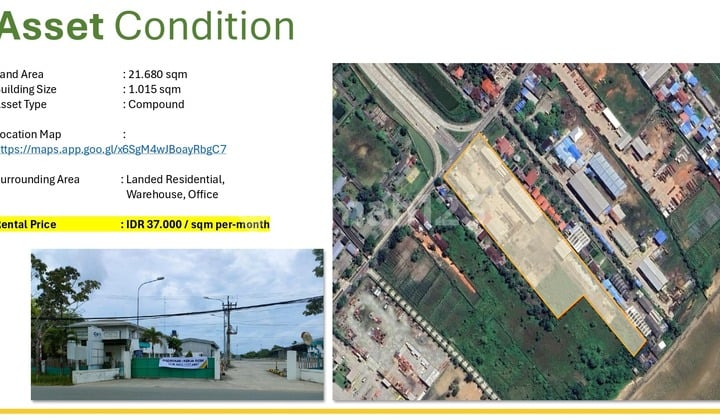 DISEWAKAN Tanah dan Gudang di JL. Mulawarman, Batakan Balikpapan Timur, Balikpapan