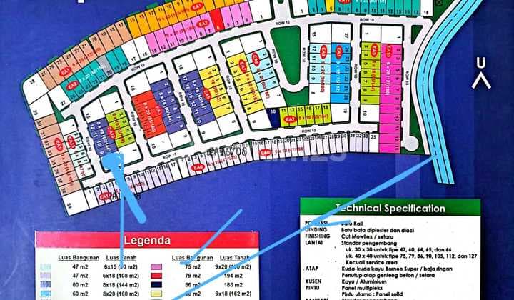 Kavling hook, cluster dekat dengan mall living word .