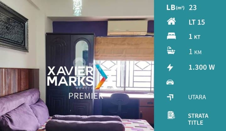 Dijual Murah Apartemen Bonus Perabotan di Soekarno Hatta Malang