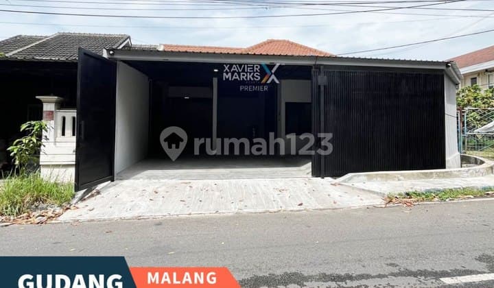 Disewakan Gudang Baru Selesai Renovasi Poros Jalan Pbi Araya Malang