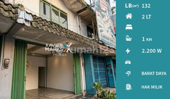 Dijual Ruko 2 Lantai di Pasar Besar, Malang Cocok untuk Usaha