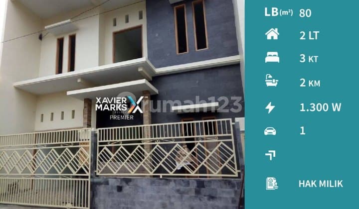 Dijual Rumah 2 Lantai Siap Huni di Perumahan Bedali Lawang Malang